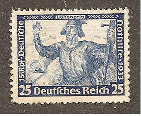 Germany Scott B45 Mint H disturbed gum  Scott CV $24.00