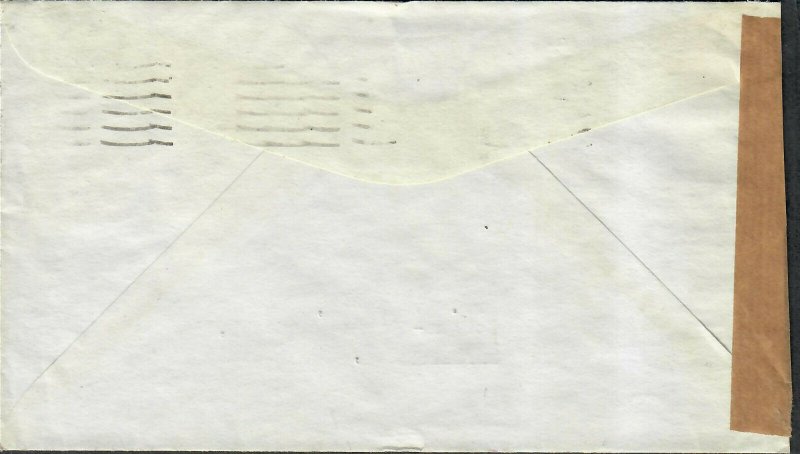 1951 Prexie Cover 3c Jefferson (3) Resda CA Airmail, Austria Censor