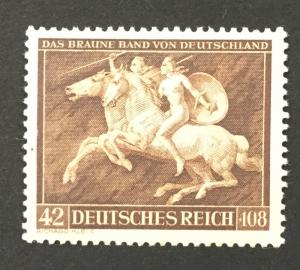 (BJ Stamps) GERMANY, B192. 1941, 42 + 108pf brown. FVF, OG, MNH. CV $9.50.