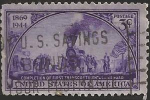 # 922 USED TRANSCONTINENTAL RAILROAD