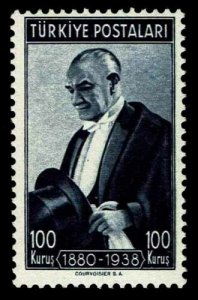 1939-40 Turkey #841 Kemal Ataturk - OGNH - F/VF - $70.00 (ESP#4155) 