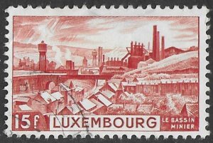 Luxembourg # 248  Steel Mills Scene (1)  VF Used