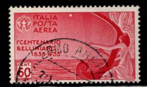Italy Scott C81 Used 1935 Muse Playing Harp stamp