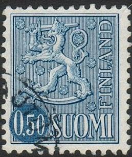 Finland#464 - Arms of Finalnd - Used 