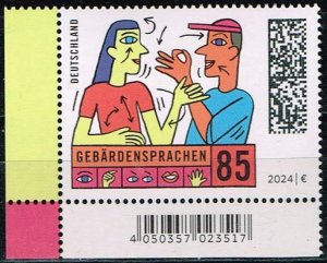 Germany 2024, Sc.# MNH, Sign Language, Michel#3819