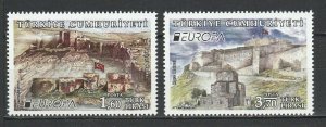 Turkey 2017 MNH Stamps Europa CEPT Castles