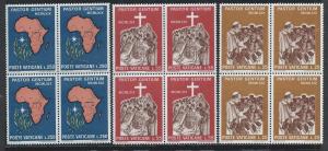 VATICAN CITY SC# 473-5 B/4 FVF/MNH