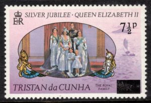 TRISTAN DA CUNHA 1978 7½d Surcharge, Straight Top To Serif; SG 233a; MNH