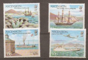 ASCENSION SG264/7 1980 LONDON  MNH