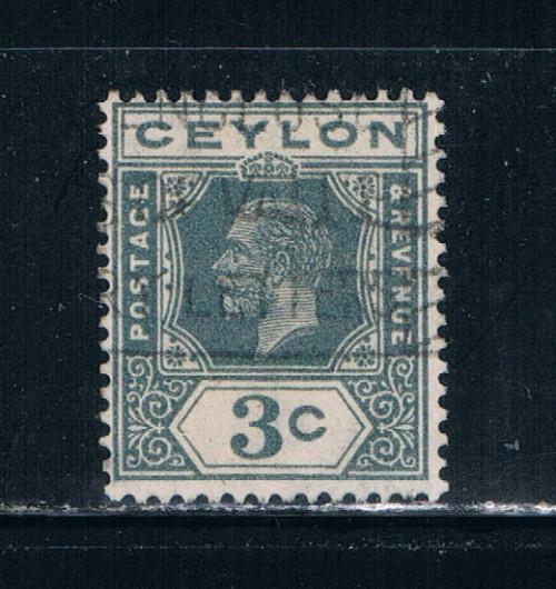 Ceylon 202 Used King George (C0021)