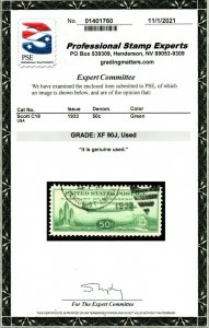 U.S. #C18 USED PSE GRADED CERT XF 90J