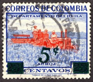 1959, Colombia 5c, Used, Sc 689