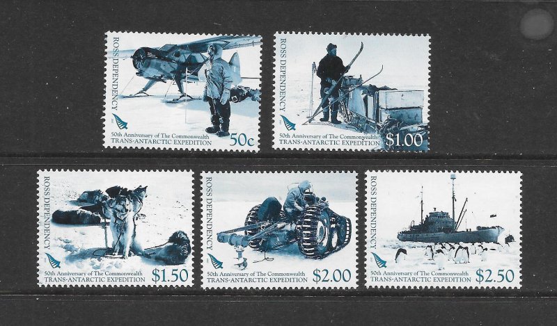 ROSS DEPENDENCY #L99-103 TRANS ANTARCTIC EXPEDITION MNH