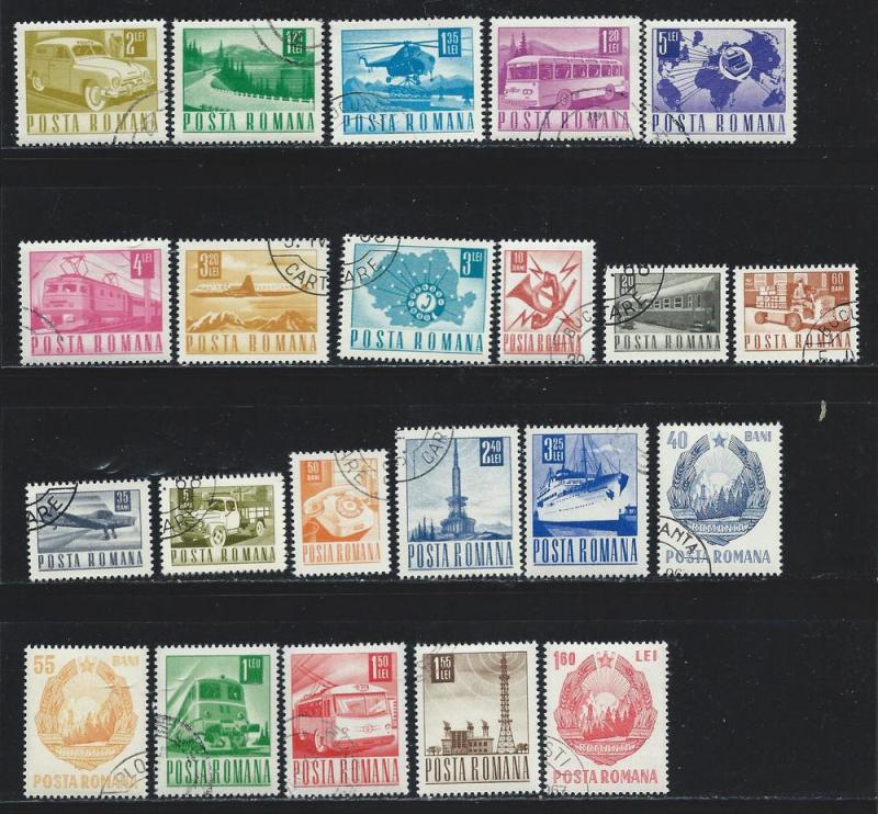 ROMANIA SC# 1967-88 F-VF U 1967-8