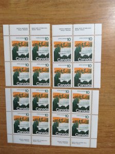 Canada SC 594a NH  PL #3 matched set