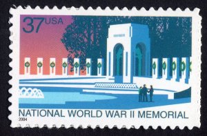 Scott #3862 World War II Memorial Single Stamp - MNH