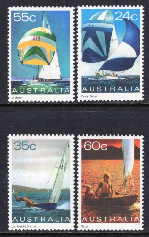 Australia 816-819 Sailboats MNH VF