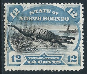 North Borneo, Sc #65, 12c Used