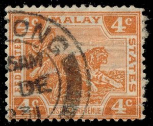 Malaya #57 Tiger; Used