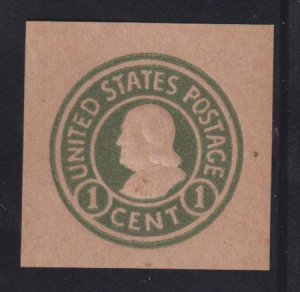 US Postal Stationery and Cut Squares #U425a MINT  F - VF Die3 35x35 mm Weiss ...