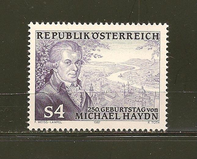 Austria Michael Haydn1987 Issue MNH