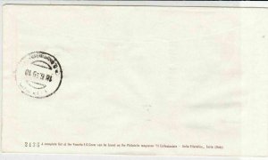 Vatican 1959 Regd Vatican City Label Cancels Holy Men Stamps FDC Cover Ref 35087