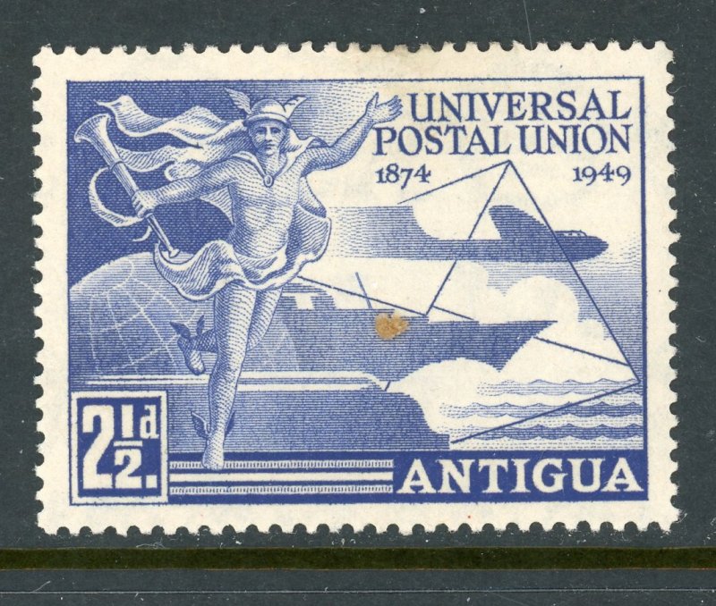 Antigua 100 MH 1949 2 1/2p deep ultra