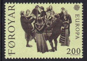 Faroe Islands #64  MNH  1981   Europa   200o