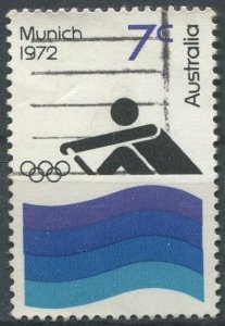 Australia Sc#529 Used, 7c multi, Summer Olympic Games 1972 - Munich (1972)