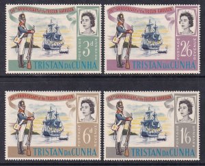 Tristan da Chuna 95-98 Sailing Ships  MNH VF