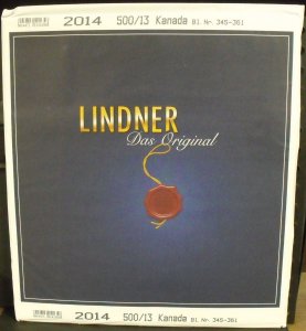 15543   CANADA   -   LINDNER ALBUM SUPPLEMENT 2014         SRP$ 85.00