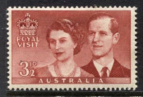 STAMP STATION PERTH - Australia #267 Royal Visit - MLH