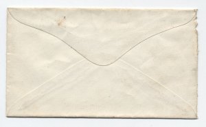 1860s Dumontville OH #65 cover manuscript postmark [h.4921]