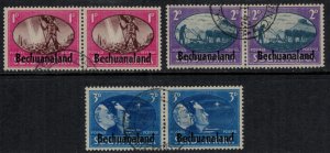 Bechuanaland Prot. #137-9  CV $4.75