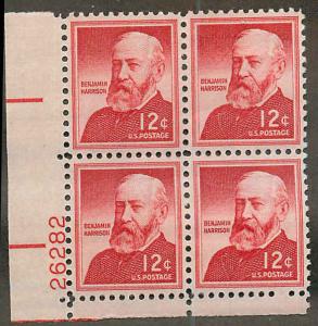 1045 MNH Plate Block