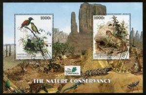 Benin 2003 The Nature Conservancy Birds Wildlife Big Cat Snake Insect Reptile...