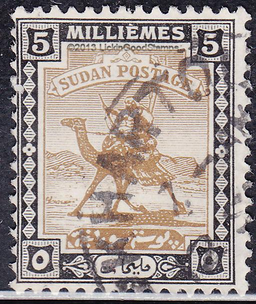 Sudan 33 Camel Post 1922