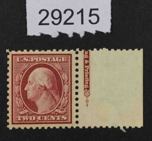 US STAMPS  #519 P11 MINT OG NH $900 LOT #29215