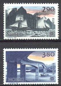 Norway Sc# 928-929 MNH 1988 Europa