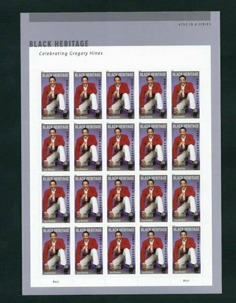 U.S. SCOTT # 5349 - GREGORY HINES - MNH  SHEET  SCV - $22.00
