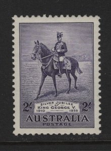 Australia Scott # 154 XF OG never hinged nice color cv $ 85 ! see pic !