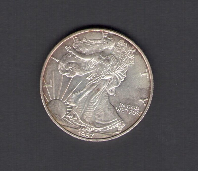 1997 USA, $1 Liberty (Eagle) FDC Silver