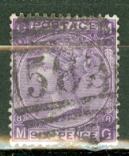 DV: Great Britain 51 plate 8 used CV $135