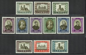 Nicaragua Scott 788-93,C392-97 Unused VLHOG - 1957 Catholic Church Issue