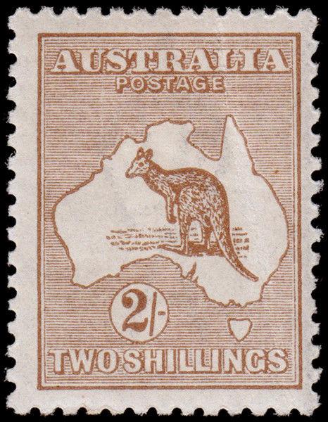 Australia Scott 52 (1916) Mint LH VF, CV $325.00 M