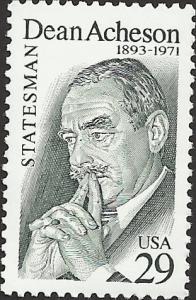 # 2755 MINT NEVER HINGED DEAN ACHESON