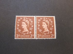 United Kingdom 1953 Sc 295b pair MNH