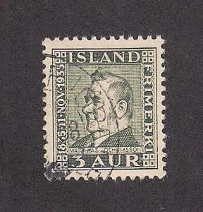 ICELAND SC# 195 F-VF U 1935