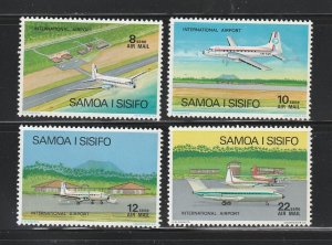 Samoa C7-C10 Set MNH Planes (D)