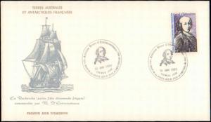 French Southern and Antarctic Terr., Worldwide First Day Cover